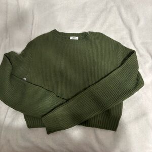 Green Cropped Top. Ardene. Size XL.